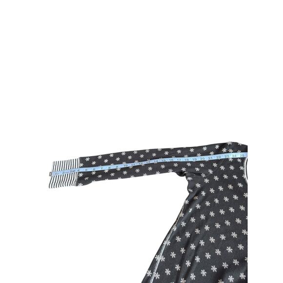 Victoria's‎ Secret Pajamas Black White Snowflake Winter Thermal Lounge Large - Picture 12 of 15